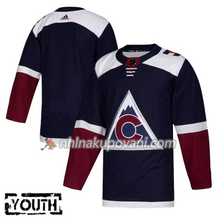 Colorado Avalanche Dresy Blank Alternate 2018-2019 Adidas Authentic - Dětské